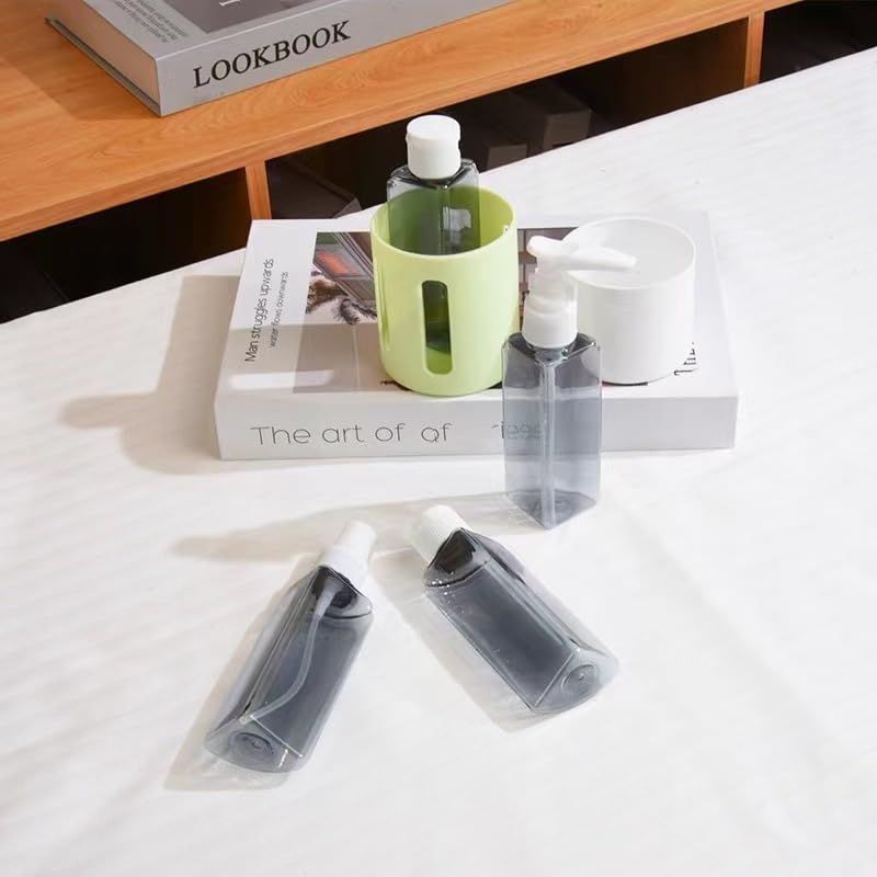 4 in 1 Travel Dispenser, 4 Pack Travel Bottles for Toiletries, Leak Proof Travel Size Containers, Portable Containers for Shampoo Lotion Conditioner Cream (GREEN 60ML) - color: GREEN 60ML