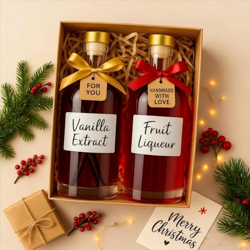 TBWIND 4 Pack 25oz/750ml Clear Glass Bottles with T-Top Cork Stoppers | Thick heavy base airtight wine & liquor bottles. Ideal for beverages, whiskey, oil, vinegar, wedding favors & crafts - color: 25oz/ 750ml, size: Clear