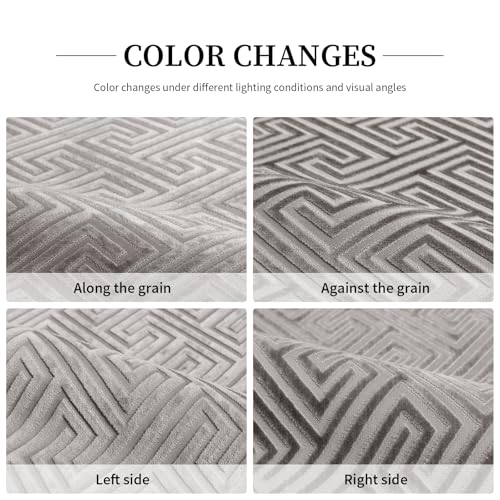 YIHOUSE Gray Bathroom Rugs 17"x24", Quick Dry Non Slip Bath Rug, Absorbent Machine Washable Thin Bath Mat for Restroom Floor Tub Laundry Room Home Decor - color: Grey, size: 1'5" x 2' (Rectangular)
