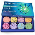 Shower Steamers Aromatherapy-8 Pack Shower Bombs with Essential Oils, Mothers Day Gifts for Mom Wife, Birthday Gifts for Women Self Care Relaxation Home SPA Teacher Appreciation Gift (Blue) - color: Blue