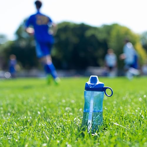 Pogo BPA-Free Tritan Plastic Water Bottle with Chug Lid, 18 Oz, Blue - color: Blue, size: 18 Ounces