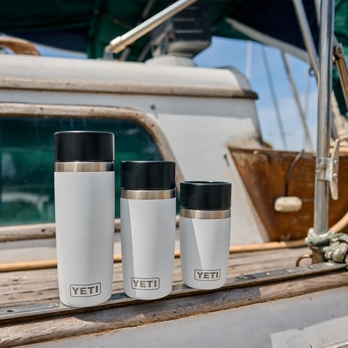 YETI Rambler 8 oz Travel Bottle, Stainless Steel, Vacuum Insulated with Leakproof Commuter Cap, Black - color: Black, size: 8 Ounces