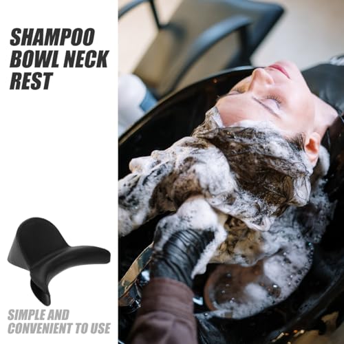 Shampoo Bowl Neck Pillow PVC Neck Support Cushion for Hair Washing Reusable Salon Rest for Comfortable Hair Washing Experience Fits All Salon Wash Basins