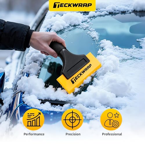 TECKWRAP Mini Silicone Squeegee for Window Tint –5 Inch Small Squeegee for Car Windshield, Shower Glass, Mirrors, Streak-Free Water Remover for Auto & Home Use