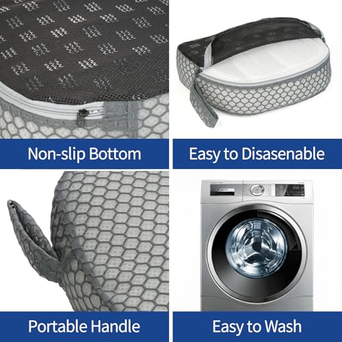 Hot Tub Booster Seat, Weighted SPA Booster Seat Cushion for Adults, 3D Air Mesh Hot Tub Seat Accssories with Non-Slip Micro Dot Bottom,Indoor or Outdoor Quick Dry Hot Tub Pillow (1 Pack-Grey) - style: 1 Pack-Grey