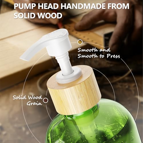 Cisily Sage Green Kitchen Dish Soap Dispenser, 16 fl Oz Dual Kitchen Soap Dispensers with Sponge Holder, Customized Stainless Steel Kitchen Soap Dispenser Set, Modern Hand and Dish Soap Bottle Set - color: Sage Green Sponge Holder + Green Bottle