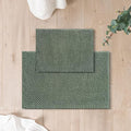FRESHMINT Chenille Bathroom Rugs 2 Piece Set - Non-Slip Water Absorbent 17x24"+20x32"+ Bath Mats, Sage Green - color: Sage Green, size: 24"x17"+32"x20"