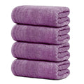 Tens Towels Pack of 4 Extra Large Bath Towels 30 x 60 Inches, 100% Cotton, Larger & Lighter Weight, Quicker to Dry, Super Soft and Absorbent, Perfect for Bathroom, Purple - color: Purple