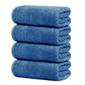 Tens Towels Pack of 4 Extra Large Bath Towels 30 x 60 Inches, 100% Cotton, Larger & Lighter Weight, Quicker to Dry, Super Soft and Absorbent, Perfect for Bathroom, Blue - color: Blue