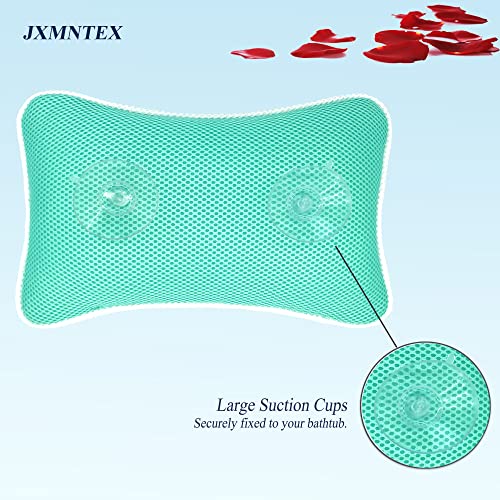 Bathtub Bath Pillow - Spa Pillow with Headrest Cushion - Hot Tub Pillow - Neck and Head Rest Support for Bath or Shower - Bath Stuff Accessories(New Green) - color: New Green