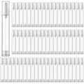 Zhehao 60 Pcs 15 ml Airless Pump Bottle Refillable Plastic Airless Vacuum Dispenser Travel Size Clear Cosmetic Sample Vial Container Jars for Lotion Cream Foundation Liquid Toiletries - size: 15 ml