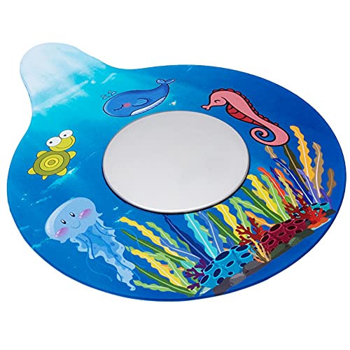 Bathtub Drain Stopper, Silicone Tub Stopper Plug, Universal Bath Drain Cover, Beautiful Coral Reef Illustration, Kids Tots Babies Gift (Blue Whale) - color: Blue Whale