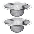 4.5" Top / 2.5" Basket Small Drain Strainer | 2Pcs Sink Drain Hair Catcher, Bathroom Sink Strainer,Drain Mesh Baskets for Laundry - size: 2Pcs Large