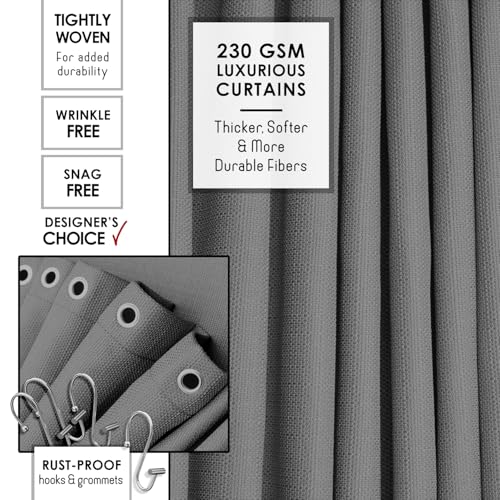 Clara Clark Grey Bathroom Set - Bathroom Sets with Shower Curtain and Rugs, 26PC Bathroom Accessory Set, Shower Curtain Set with Adhesive Corner Shower Caddy Hanging & Soap Dispenser - color: Grey, size: Complete Set + Bath Rugs + Shower Caddy
