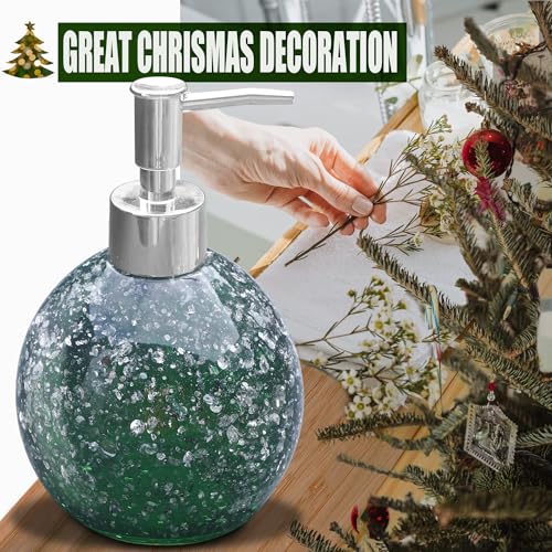 LUANT Bathroom Decoration Resin Lotion Bottle Pump for Kitchen or Countertops, Green