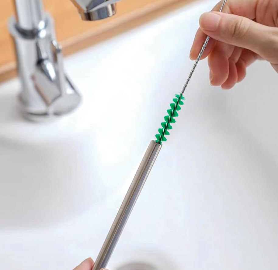 Libman Bottle & Dish Brush Kit | Cleaning Brushes for Kitchen Use | Straw Brush | Scrub Brushes for Dishes | Big Job Kitchen Brush | Palm Scrub Brush | 3 Different Brushes & Straw Cleaner Included - style: Bottle & Dish Brush Kit