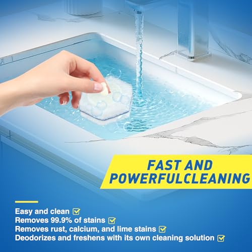 80-pcs Toilet Brush Wand Refills, Compatible with Clorox and Most Toilet Brushes, Disposable Wand Heads (Package May Vary)