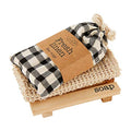Mud Pie SOAP Dish and Cloth Set, Buffalo - color: Buffalo