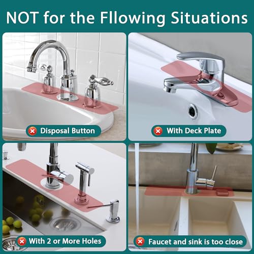 Water Absorbing Stone Kitchen Sink Mat, Faucet Splash Guard for Bathroom Counter - color: 19.7" x 3.9" Dark Gray B