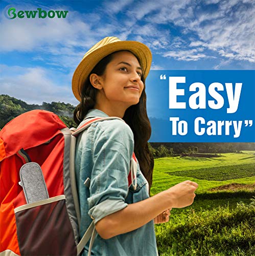 PREMIUM QUALITY Stainless Steel travel utensils Set with case, Healthy & Eco-Friendly 3pc Full Size Fork, Spoon, Portable, reusable utensils with case
