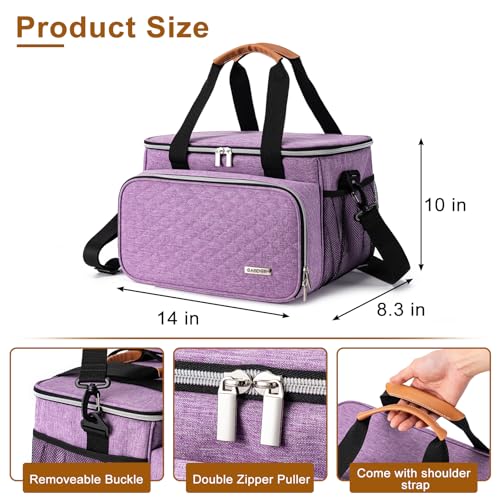 Dog Grooming Vacuum Bag, Pet Grooming Kit Bag Perfect for Dog Hair Vacuum & Grooming Tool Kit Accessories- Purple - color: Purple