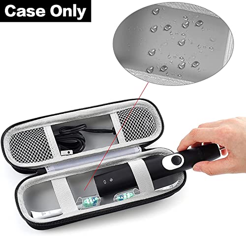 Toothbrush Travel Case Compatible with Oral-B Pro 1000 2000 3000 3500 5000 7500/ for Philips Sonicare ProtectiveClean 4100 6100 5100 6500 7500 Rechargeable Electric Toothbrush (Box Only) -Black - color: Black