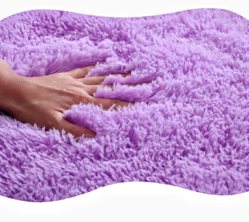 Soft Bathroom Carpet 3 Piece Bathroom Rugs and Mats Set Bath Mats Set with U-Shaped Toilet Floor Mat Rugs andToilet Lid Cover Mat (Orange) - color: Orange