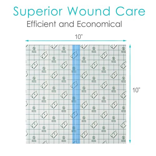Waterproof Dialysis Catheter Shower Cover Large Coverage Shields for Peritoneal Dialysis Port Accessories PD Chest Catheter Central PICC Line Feeding Tube 10"x10"(Pack of 25) - size: 10 x 10 Inch (Pack of 25)