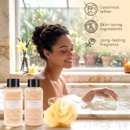 Spa Luxetique Gifts for Women, 6 Pcs Vanilla Spa Kits, Womens Gifts Set with Hand Lotion, Birthday Christmas Anniversary Gift for Her