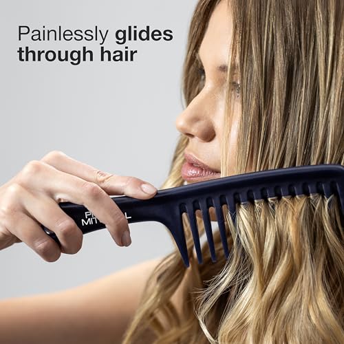 Paul Mitchell Detangler Comb, Wide Tooth Comb Detangles Wet or Dry Hair - color: Opaque - 9.62 in.Length (Pack of 1)