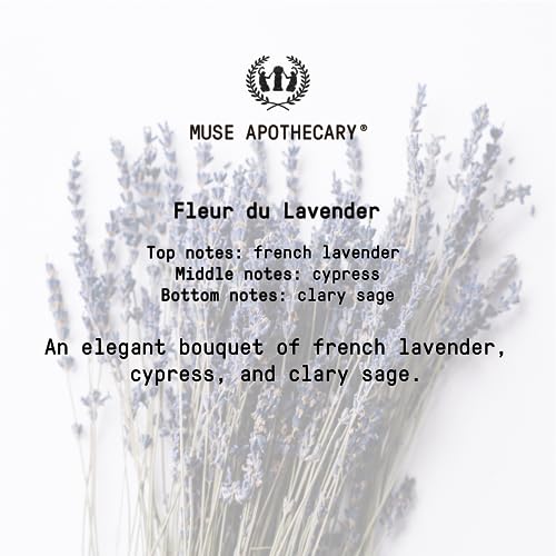 Muse Apothecary Pillow Ritual - Aromatic, Calming and Relaxing Pillow Mist, Linen and Fabric Spray - Infused with Natural Aromatherapy Essential Oils - 4 oz, Fleur du Lavender, 2 Pack - size: 4 Fl Oz (Pack of 2)