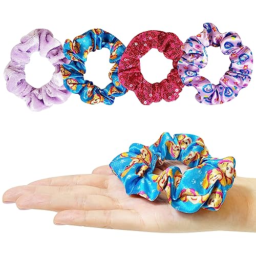 Luv Her Paw Patrol Hair Accessories Set - 9 inch Detangling Brush, 4 Scrunchies & Hair Ties for Girls - color: Paw Patrol 5 Piece Hair Accessories