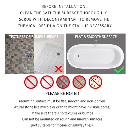 Yimobra Bathtub Mat Non Slip, Shower Mat with Strong Suction Cups & Drain Holes, 27.5"X15.5", Anti Slip Bath Tub Mat for Inside Shower, Machine Washable Fast Drying, Bathroom Essentials,Clear Green - color: Clear Green, size: 27.5 X 15.5 Inch