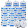 50 Count Disposable Toilet Wand Refills 3-Layer Brush Heads, Strong Adhesion, Multi-Surface Cleaning Pads Compatible with Clorox for Toilet, Bathtub & Sink