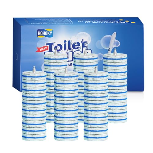 60pc Refills Disposable Toilet mats Brush Cleaning System, Toilet Cleaning Brush, 60 Replacement Brush Heads, No Handle or Base，Toliet Wand Refills,Toilet Bowl Clean Refill Pads,Toilet Scrubber Refill - style: 60 refflls（Without handle）