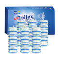 60pc Refills Disposable Toilet mats Brush Cleaning System, Toilet Cleaning Brush, 60 Replacement Brush Heads, No Handle or Base，Toliet Wand Refills,Toilet Bowl Clean Refill Pads,Toilet Scrubber Refill - style: 60 refflls（Without handle）