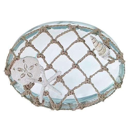 Avanti Linens - Soap Dish, Resin Countertop Soap Holder, Beach Inspired Bathroom Accessories (Seaglass Collection) - size: Soap Dish
