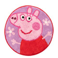 Peppa Pig 100% Cotton Non Slip Plush Bathroom Mat Rug (Officially Licensed Product) By Franco - color: Peppa Pig