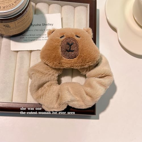 Cute Capybara Hairbrush and Headband Set, Include 1Pcs Capybara Hair Brush,1Pcs Capybara Hairbands,2Pcs Hair accessory,for Women Gift.
