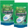 Green Gobbler POWDER PLUNGER Toilet Bowl Clog Remover - 2 Pack Net WT 16.5 oz