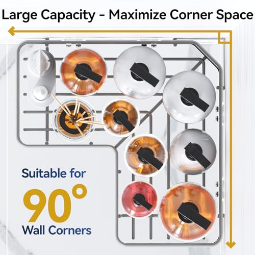 YASONIC Corner Shower Caddy Adhesive, 100% Rustproof Shower Organizer with Soap Holder, No Drill Shower Shelf for Inside Shower, Wall-Mounted Shower Storage for Homes (3 Pack, Grey) - color: Grey