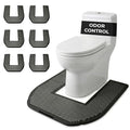 SMELLRID Disposable Toilet Mat for Urine Absorption – Odor-Control Floor Protector Absorbs 18+ oz – Non-Slip Bathroom Splash Pad 6-Pack (22 x 22 in)
