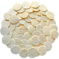 54 Pack Natural Loofah Sponge Exfoliating Face Pads - Facial Body Scrubbers Pad - When Bath Shower and Spa - Loofa Sponges Brush Scrub - Bulk Loofahs Scrubber - Cleansing Skin for Women and Men - size: 1 Count (Pack of 54)