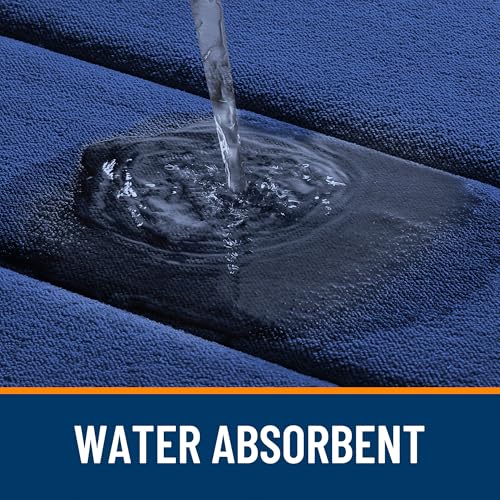 OLANLY Memory Foam Toilet Rugs U Shaped 24x20, Super Soft Absorbent Contour Bath Rugs, Quick Dry Machine Washable Toilet Mat, Bathmat Carpet, Bathroom Home Decor Accessories, Twilight Sapphire - color: Twilight Sapphire, size: 24" X 20" Contour Rug
