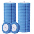 Disposable Toilet Brush Refills 20 PCS Blue(20 Refills) - size: 20 Refills