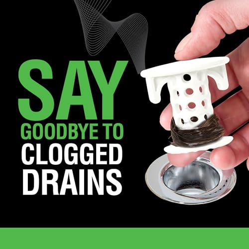 SinkShroom The Revolutionary Sink Drain Protector Hair Catcher/Strainer/Snare, White - color: White