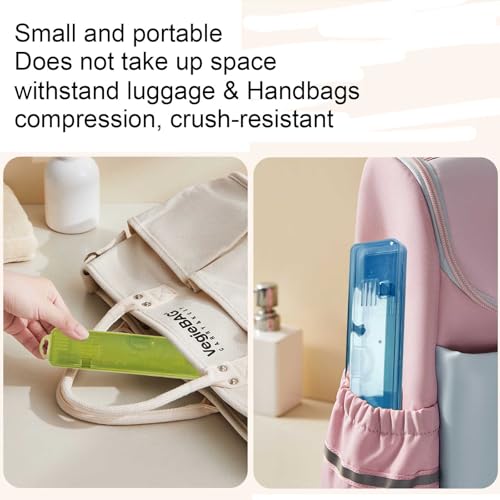 2 Packs Toothbrush Travel Case, Breathable Toothbrush Travel Holders, Compact Portable Toothbrush Holder for Travel, Vacation, Camping, Gym, Business Trips, Office, Cruise - color: Clear
