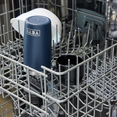 YETI Rambler 8 oz Travel Bottle, Stainless Steel, Vacuum Insulated with Leakproof Commuter Cap, Navy - color: Navy, size: 8 Ounces