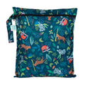 Bumkins Waterproof Wet Bag for Baby, Travel, Swim Suit, Cloth Diapers, Pump Parts, Pool, Beach, Gym Clothes, Toiletry, Hook to Stroller, Daycare, Zipper Reusable Wetdry Packing Pouch, Jungle - color: I1 Jungle, style: Wet Bag