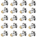 20pcs 1/2" × 3/8" Angle Stop Valve, 1/4 Turn | 1/2" PTC Input, 3/8" OD Compression Output for Faucet, Toilet Valves, No Lead - size: 20×Angle